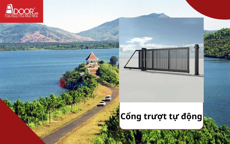 Cổng trượt - Cửa cổng tự động Gia Lai