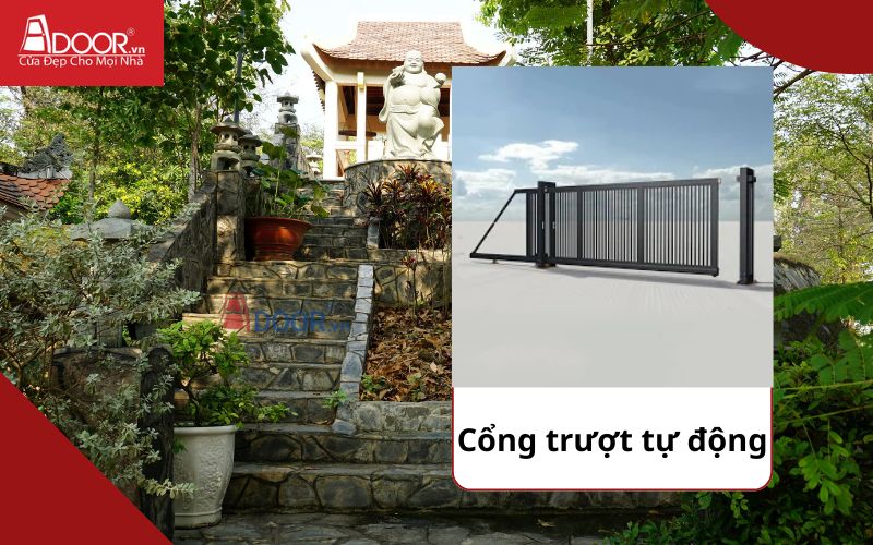 Cổng trượt - Cửa cổng tự động Dầu Giây
