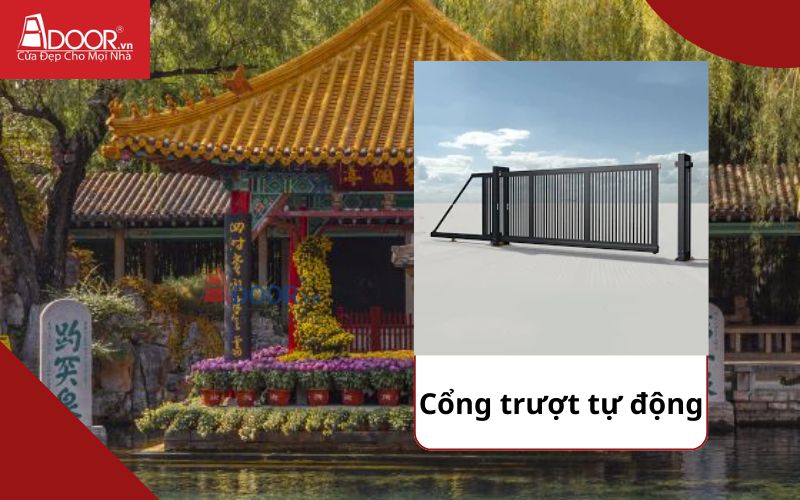 Cổng trượt - Cửa cổng tự động Hố Nai 