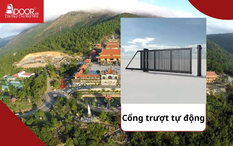Cổng trượt - Cửa cổng tự động Chí Linh