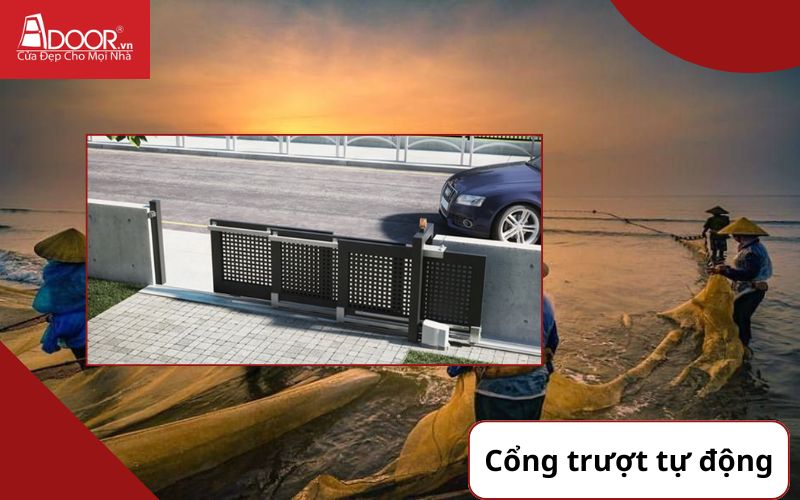 Cổng trượt - Cửa cổng tự động Thanh Hóa