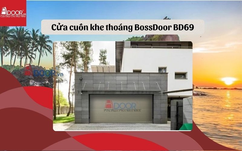 cửa cuốn khe thoáng Quảng Ngãi BossDoor BD69