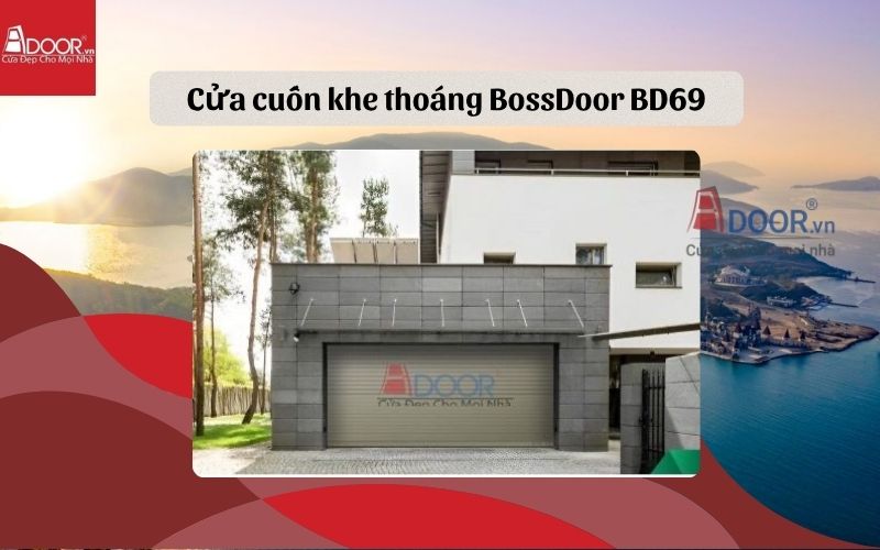 cửa cuốn khe thoáng Khánh Hoà BossDoor BD69