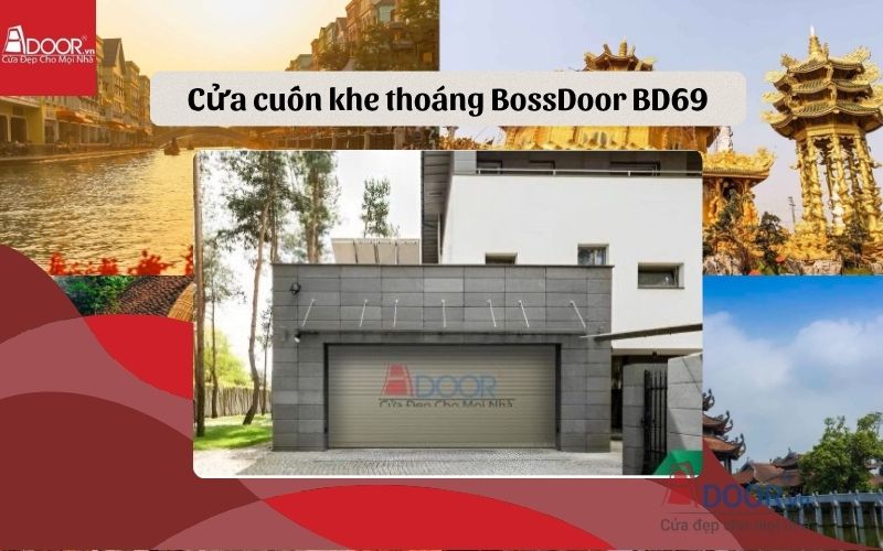 cửa cuốn khe thoáng Hưng Yên BossDoor BD69