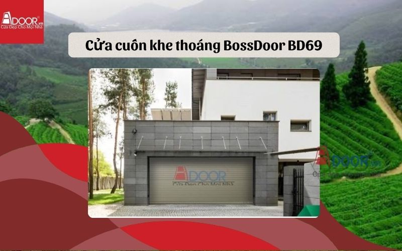 cửa cuốn khe thoáng Thái Nguyên BossDoor BD69 cửa cuốn khe thoáng Thái Nguyên BossDoor BD69