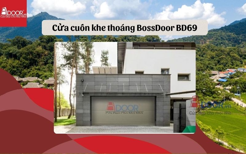 cửa cuốn khe thoáng Tuyên Quang BossDoor BD69