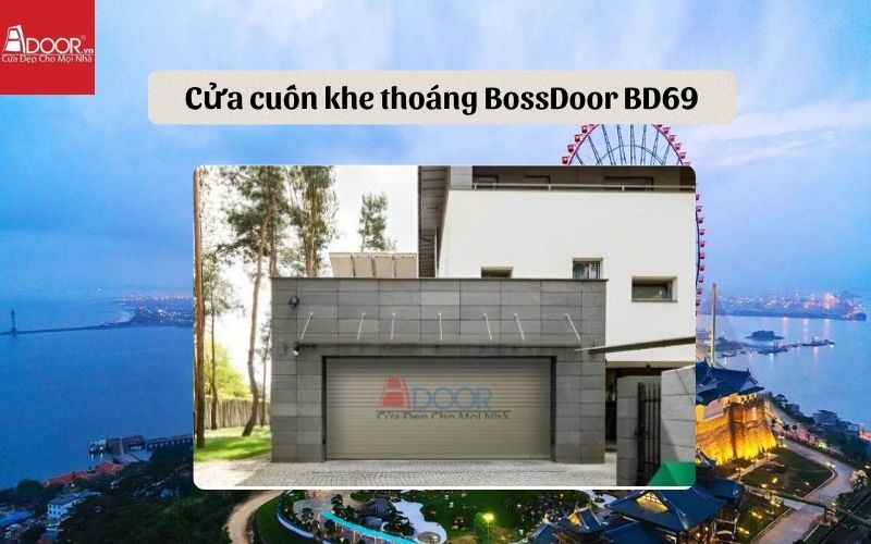 mẫu cửa cuốn khe thoáng Quảng Ninh cửa cuốn khe thoáng Quảng Ninh BossDoor BD69