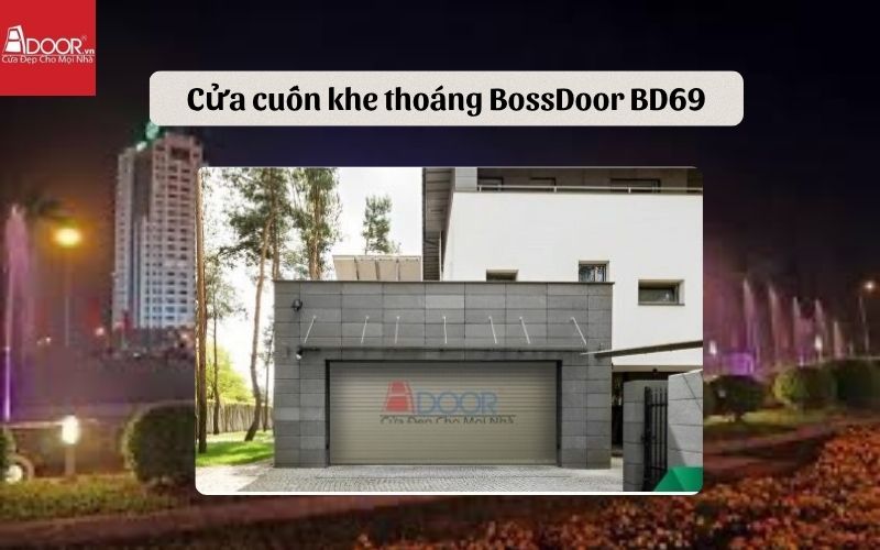 Cửa cuốn khe thoáng Hải Dương BossDoor BD6