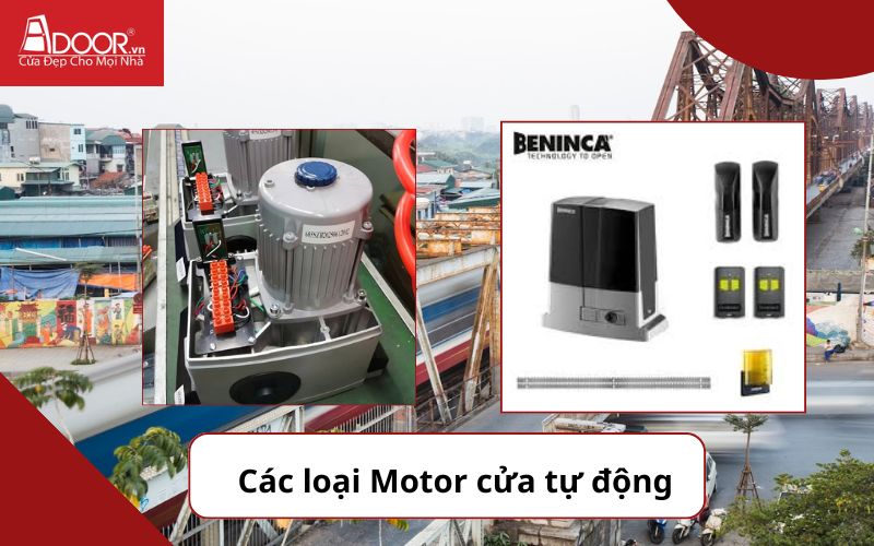 Motor tự động - Cửa cổng tự động Long Biên