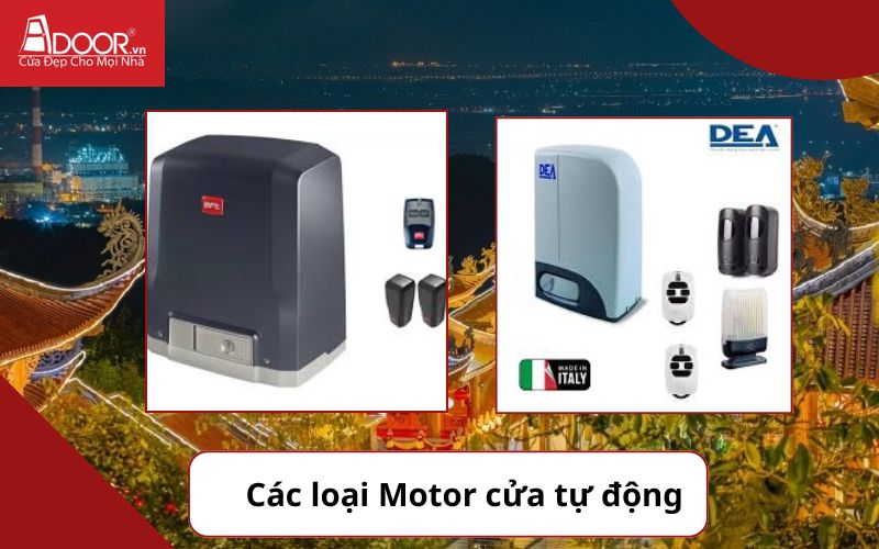 Các loại motor tự động - Cửa cổng tự động Uông BÍ