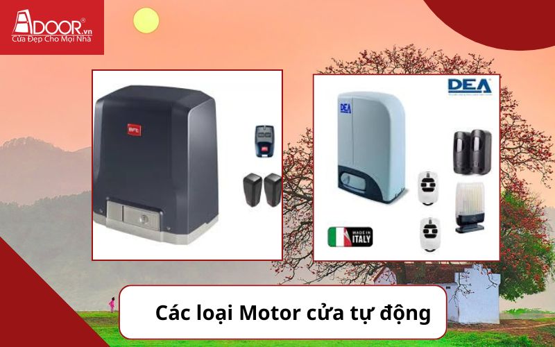 Các loại motor - Cửa cổng tự động Bắc Giang 