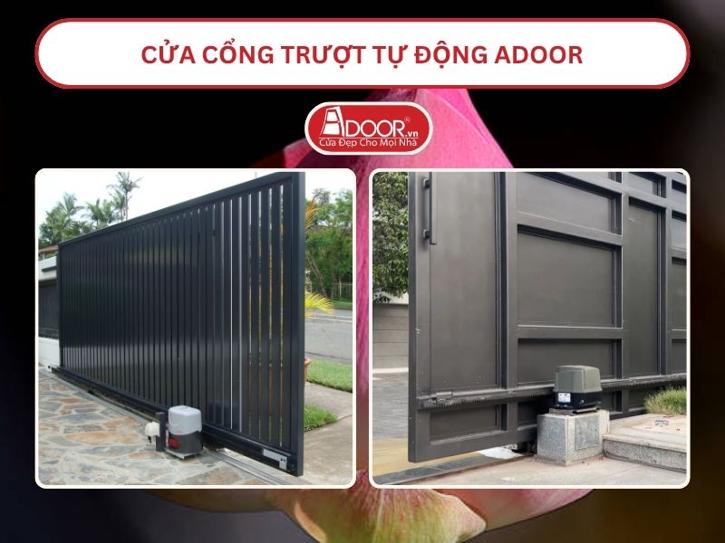 Cửa Cổng trượt tự động Adoor tại Cà Mau