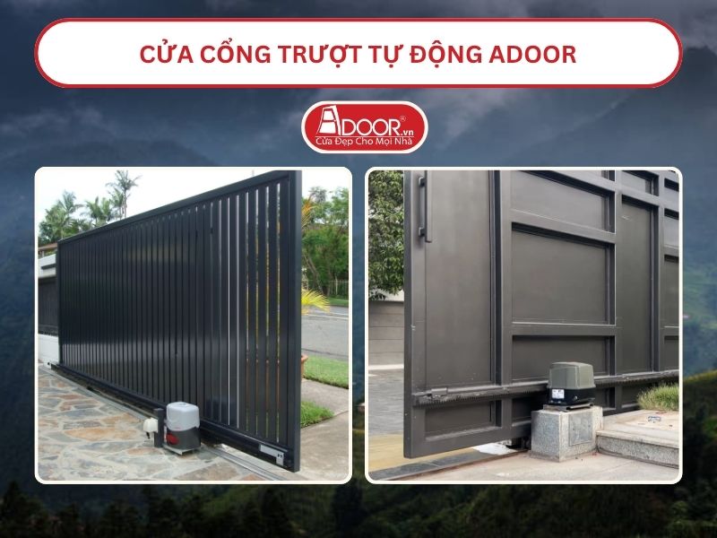 Cửa Cổng trượt tự động Adoor tại Lào Cai