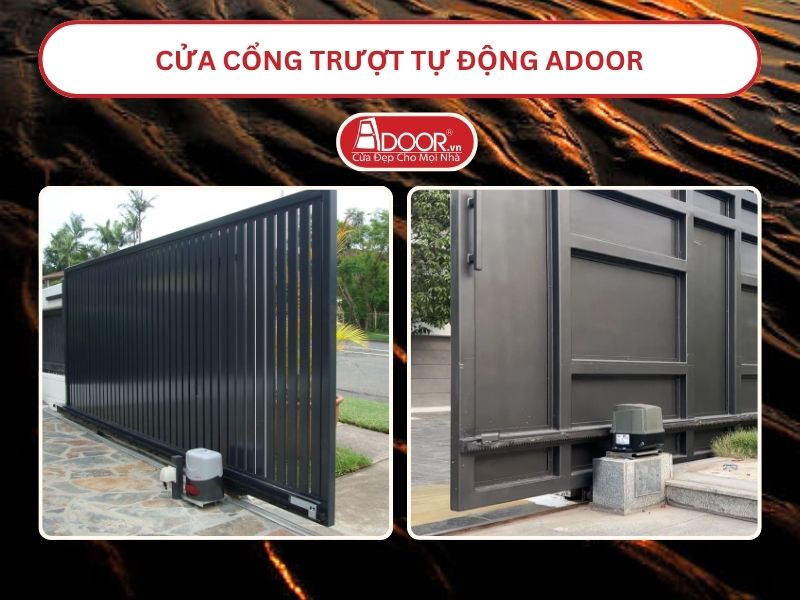 Cửa Cổng trượt tự động Adoor tại Trà Vinh