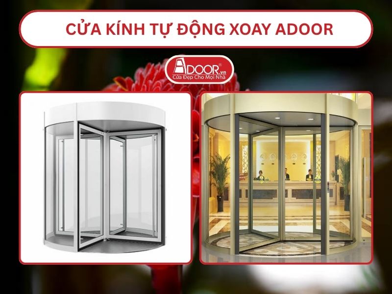 Cửa kính tự động xoay adoor tại Cà Mau