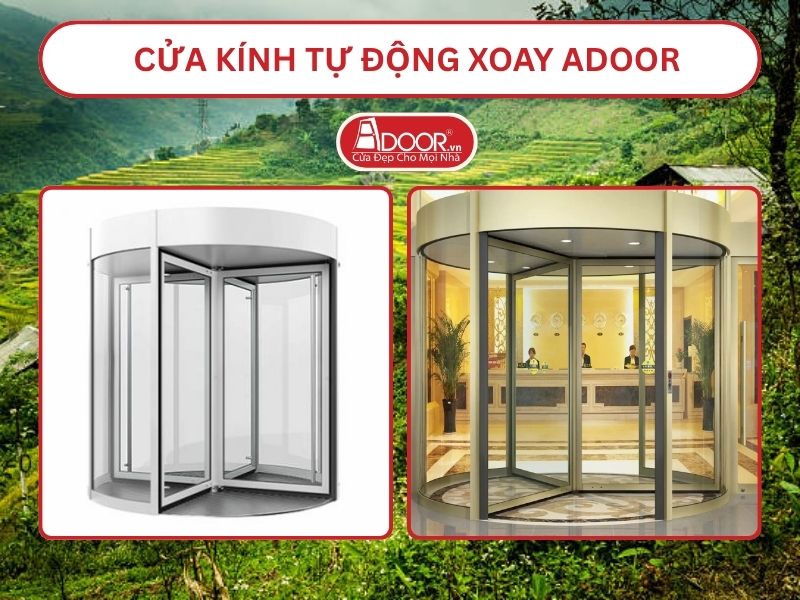 Cửa kính tự động xoay adoor tại Lào Cai