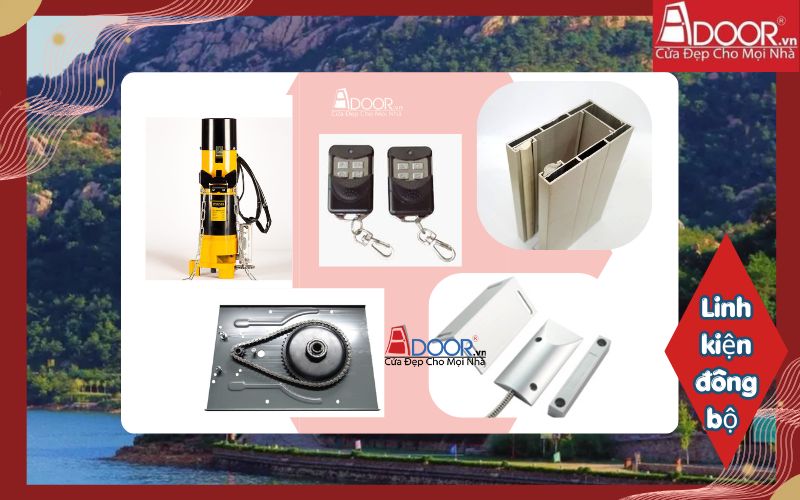 Linh kiện đồng bộ - cửa cuốn Đức Hải Dương
