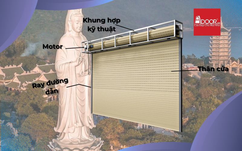 Cấu tạo chi tiết cửa cuốn Đức Đồng Nai