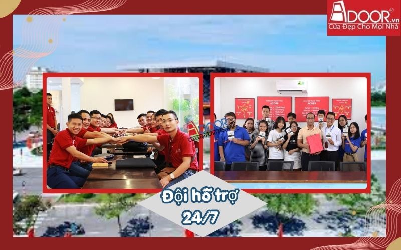 Đội hỗ trợ 24/7 của Adoor