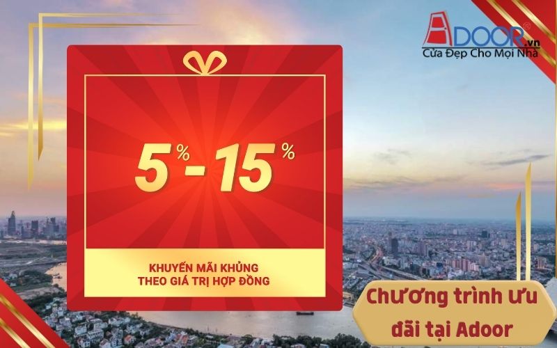 Chương trình ưu đãi Adoor