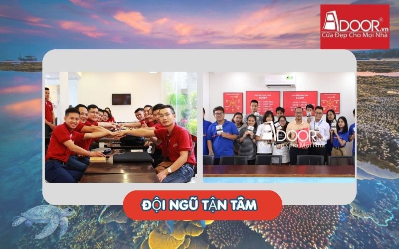 Đội ngũ tận tâm - chu đáo Adoor