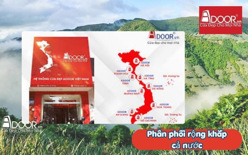 Hệ thống phân phối cả nước Adoor
