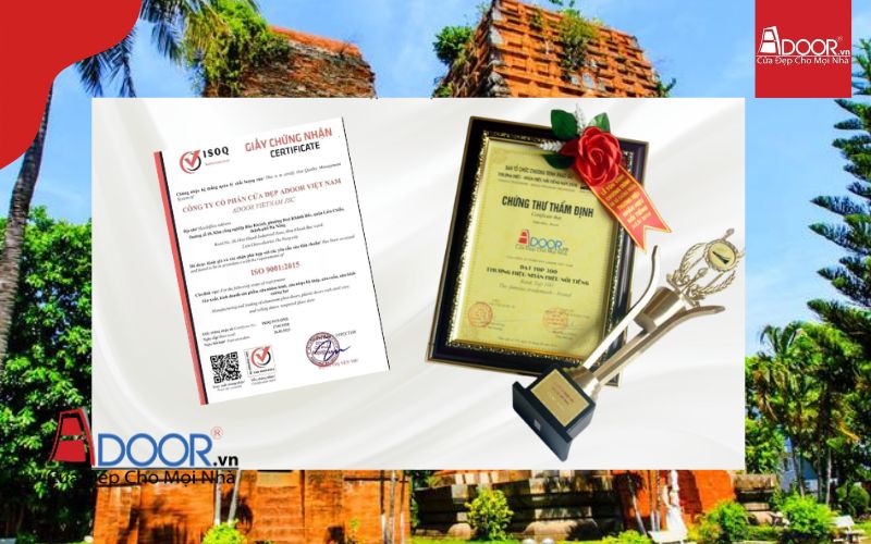 Giấy chứng ISO đạt chuẩn Adoor
