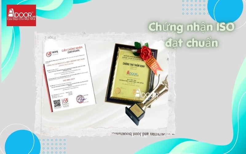 Chứng nhận ISO đạt chuẩn Adoor