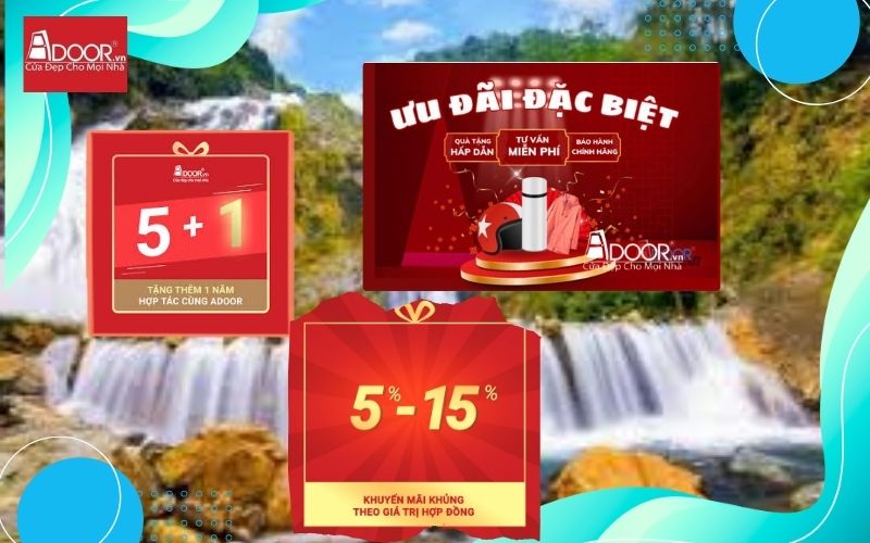 Ưu đãi, khuyến mãi cùng Adoor