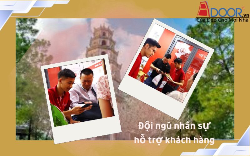 Đội ngũ hỗ trợ tận tình Adoor