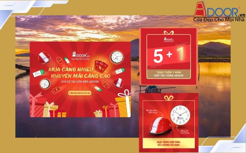 Chính sách ưu đãi minh bạch Adoor