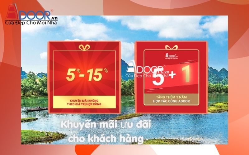 Khuyến mãi ưu đãi tặng kèm tại Adoor