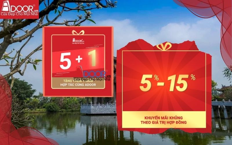 Chương trình ưu đãi - Cửa cuốn Đức Hưng Yên