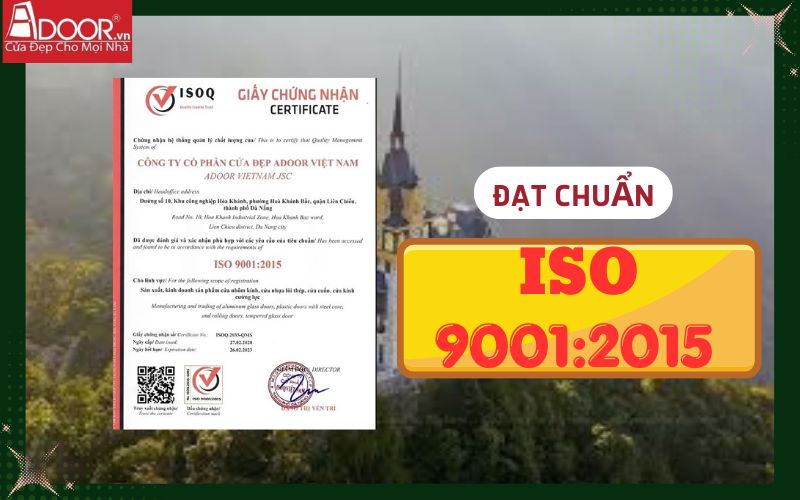 Chứng nhận chuẩn châu Âu - Adoor Chứng nhận chuẩn châu Âu - Adoor