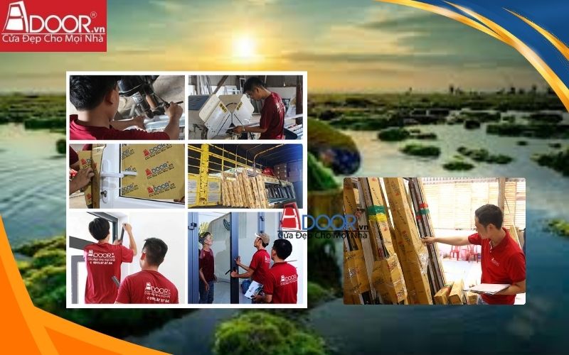 Quy trình lắp đặt - Cửa cuốn Đức Ninh Thuận