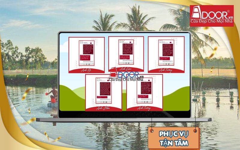 Phục vụ tận tâm - Cửa cuốn Đức Hậu Giang