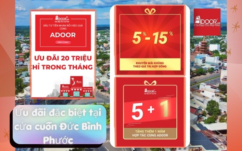 Ưu đãi chính sách khách hàng Adoor