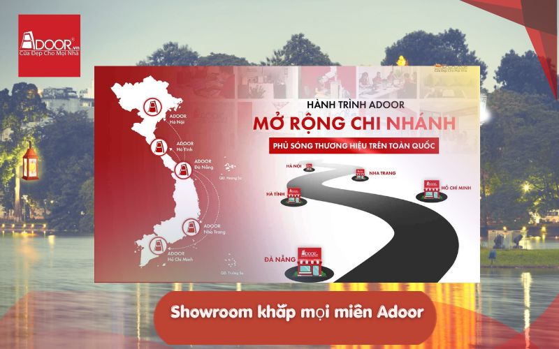 Showroom khắp mọi miền Adoor