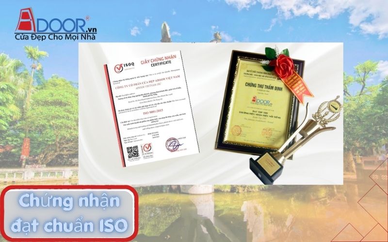 Chứng nhận đạt chuẩn ISO - Cửa cuốn Đức Thanh Hóa