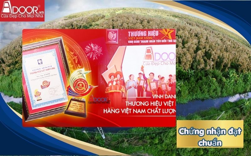 Chứng nhận đạt chuẩn Adoor