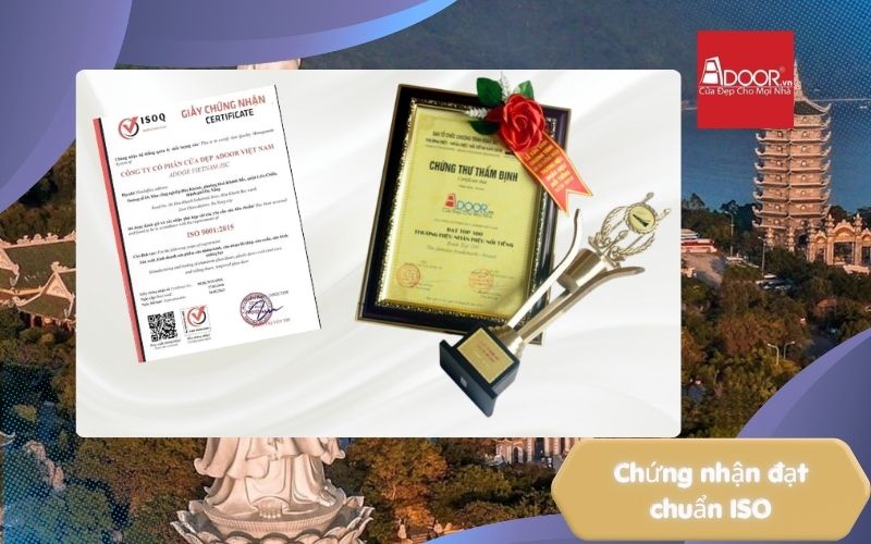 Công nhận đạt chuẩn ISO