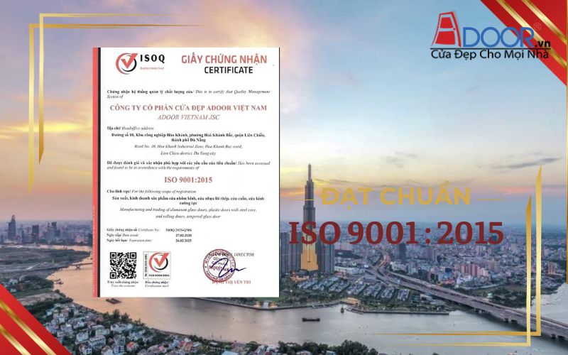 Chứng nhận ISO