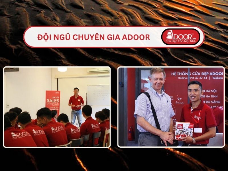 Đội ngũ Adoor chuyên nghiệp phục vụ khách hàng tại Trà Vinh