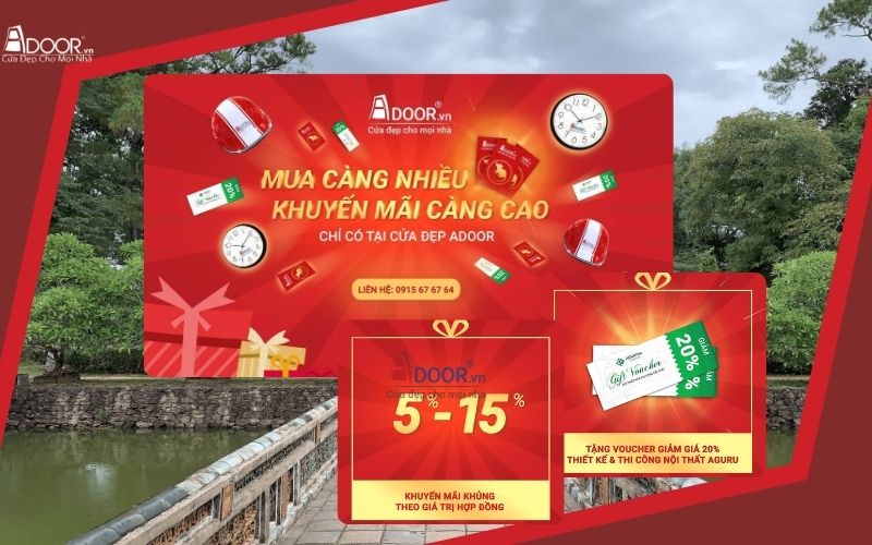 Chính sách khuyến mãi cửa cuốn khe thoáng Huế hấp dẫn