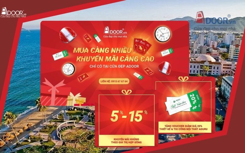 Ưu đãi cửa cuốn khe thoáng Khánh Hoà hấp dẫn