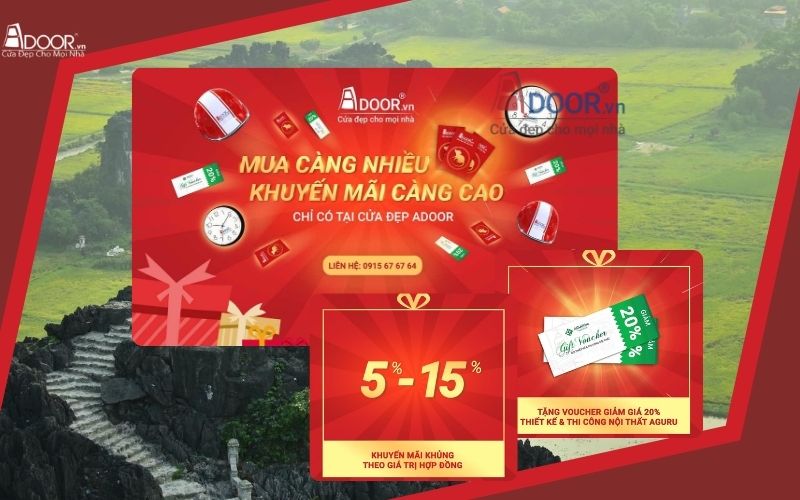 Nhiều chương trình khuyến mãi cửa cuốn khe thoáng Ninh Bình hấp dẫn