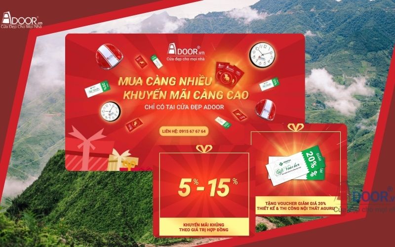 Chính sách khuyến mãi cửa cuốn khe thoáng Sơn La