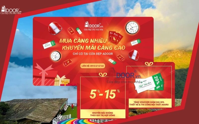Chính sách khuyến mãi cửa cuốn khe thoáng Lai Châu