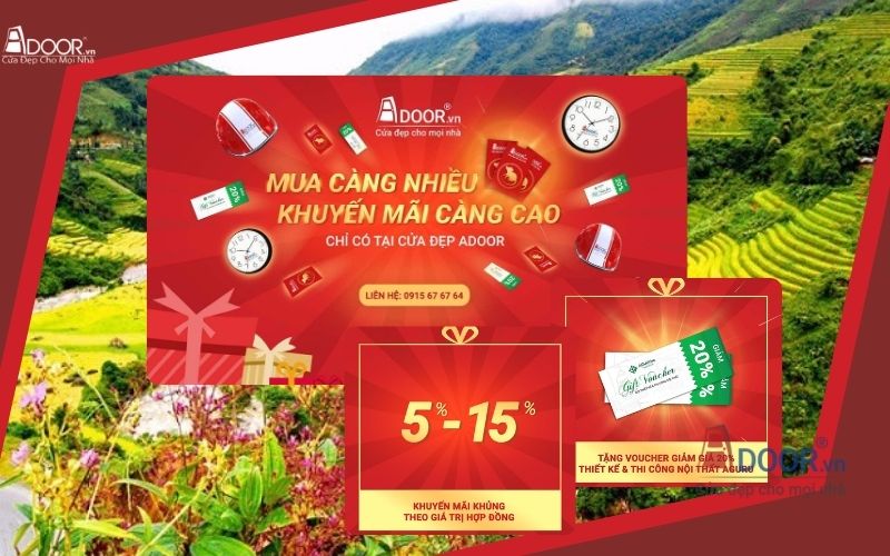 Khuyến mãi cửa cuốn khe thoáng Điện Biên