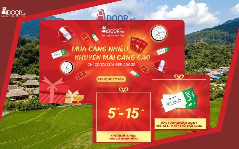 Khuyến mãi cửa cuốn khe thoáng Tuyên Quang